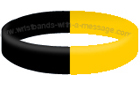 1/2 Black 1/2 Yellow