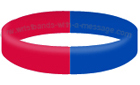 1/2 Blue 1/2 Red