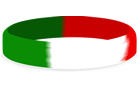 Red/White/Green Segmented